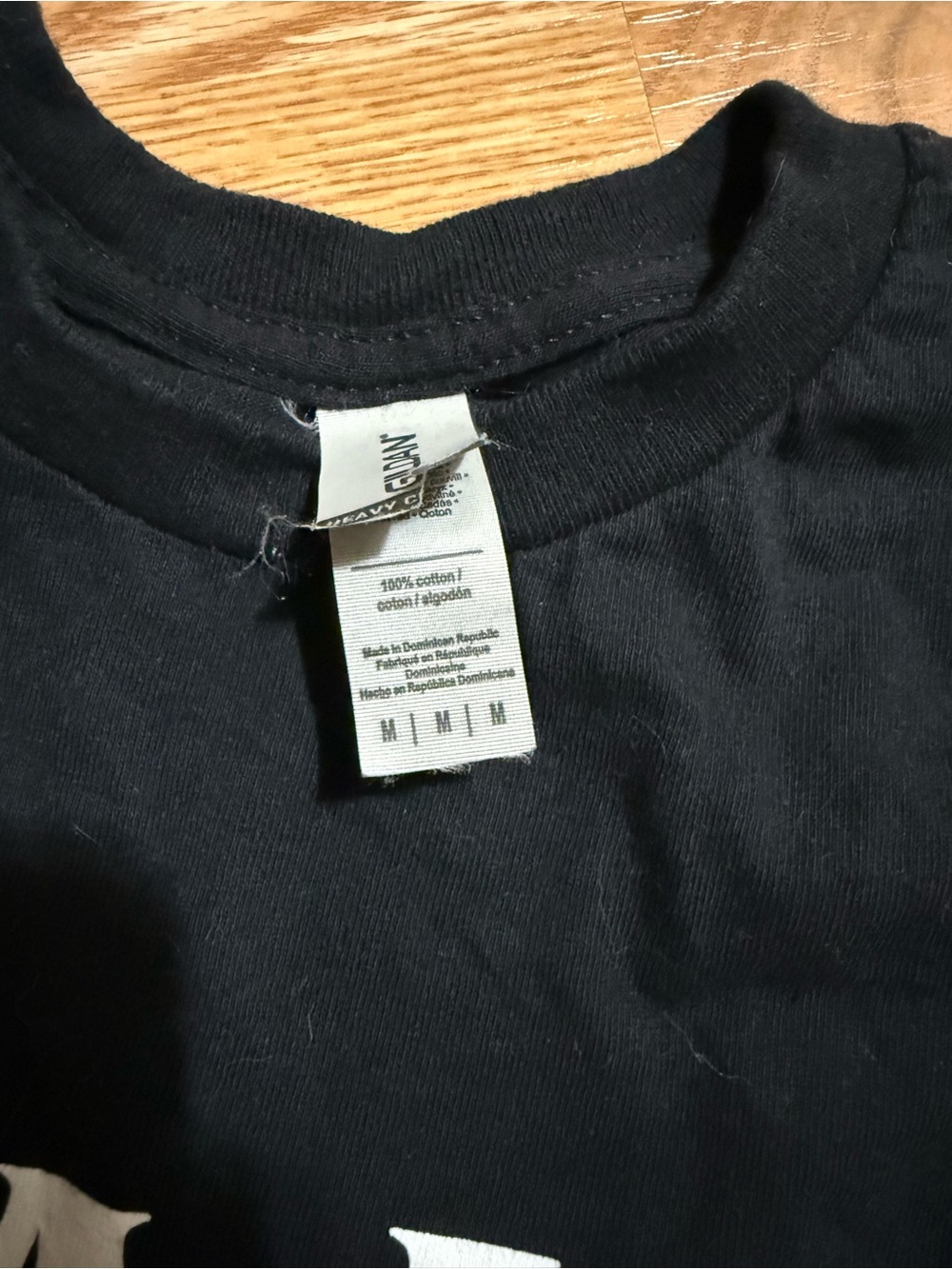 Black Cotton Crew Neck Men's T-Shirt